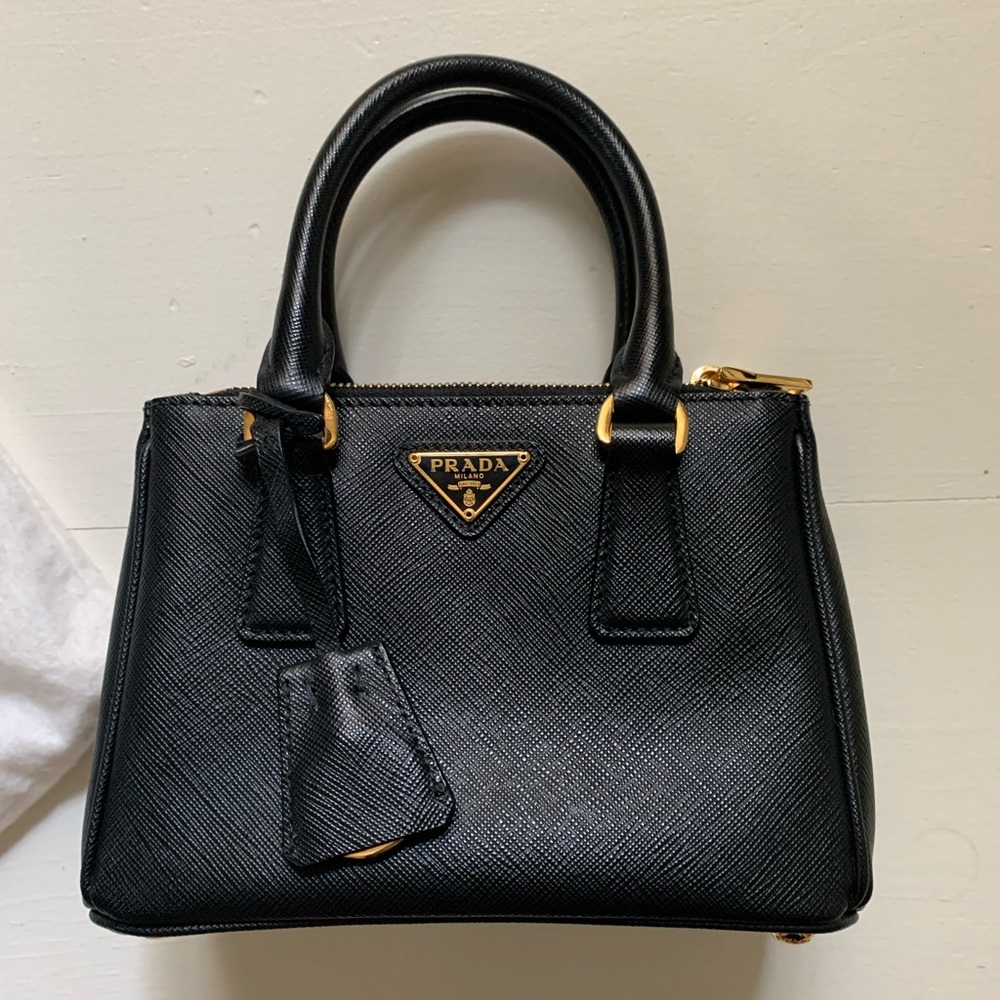 Prada Galleria Saffiano leather micro bag